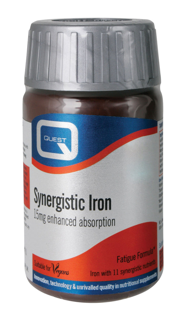 Quest Synergistic Iron, 15mg, 90 Tablets