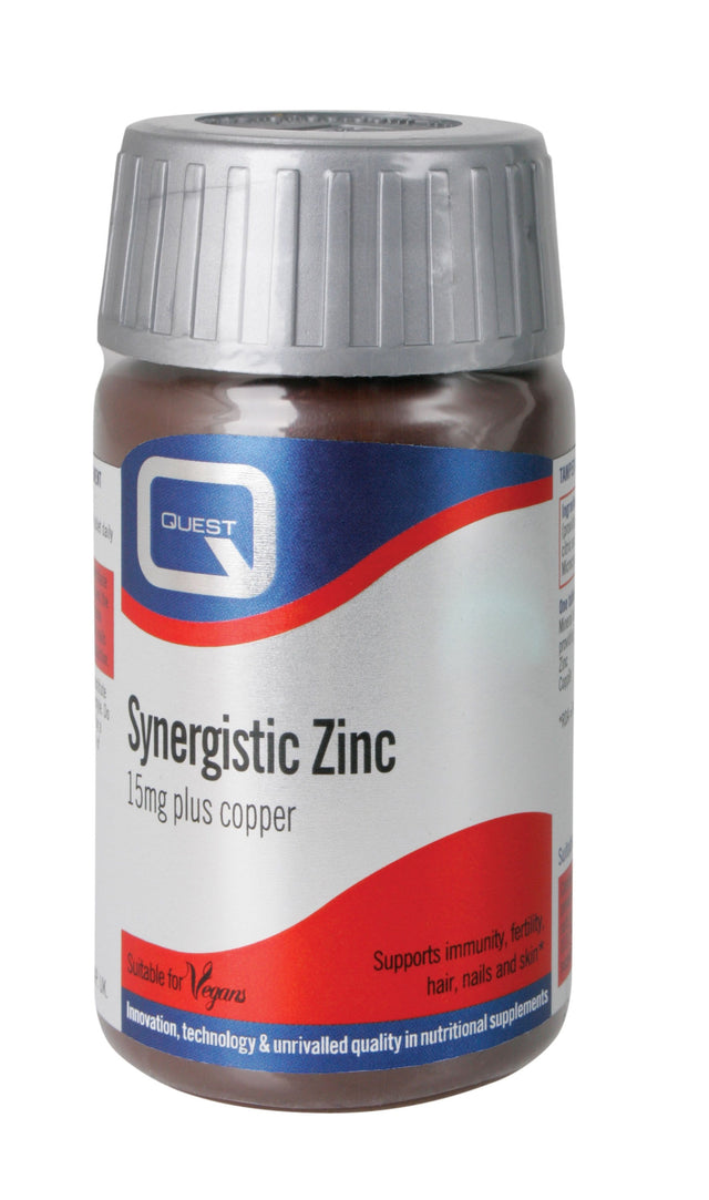 Quest Synergistic Zinc, 15mg, 90 Tablets