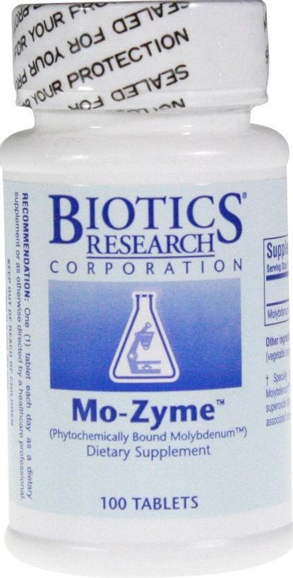 Biotics Research Mo-Zyme, 100 Tablets