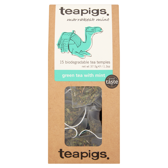 teapigs - Green Tea with Mint, 15 Tea Temples
