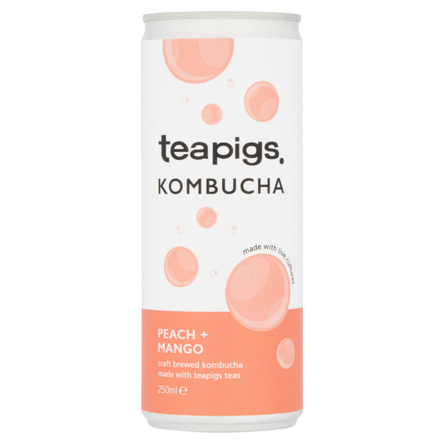 teapigs - Kombucha Peach & Mango, 250ml