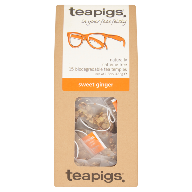teapigs - Sweet Ginger Temples, 15 Tea Temples