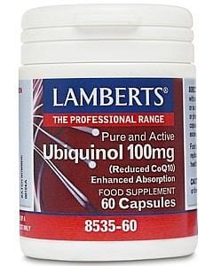 Lamberts Ubiquinol, 100mg, 60Caps