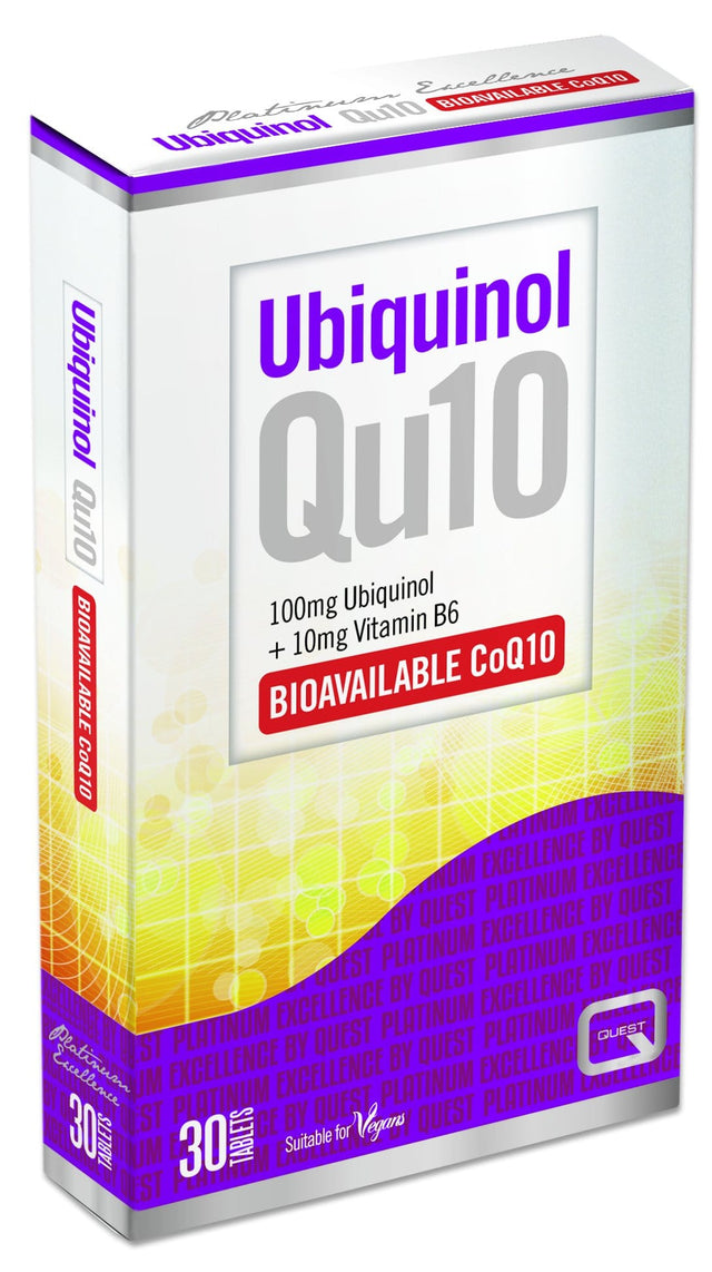 Quest Vitamins Ubiquinol Qu10, 30 Tablets