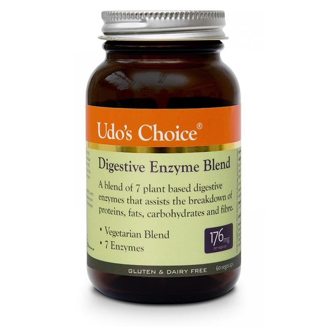 Udo's Choice Ultimate Digestive Enzymes Blend, 176mg, 60 Capsules