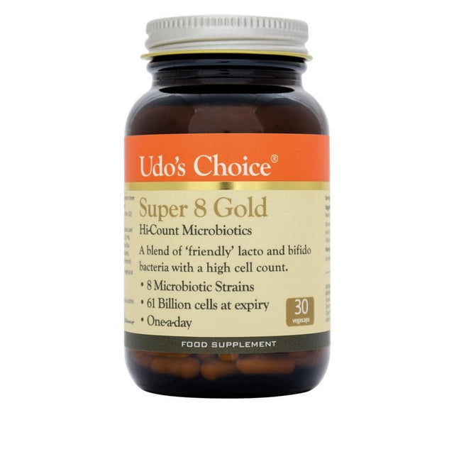 Udo's Choice Super 8 Gold, 30 Capsules
