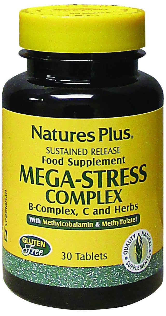 Nature's Plus Mega-Stress Complex, 30 Tablets