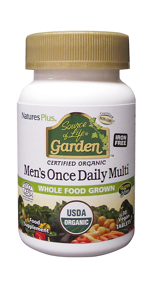 Source Of Life Garden Organic Mens Daily, 30 Tablets
