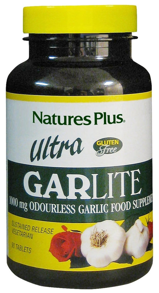 Nature's Plus Ultra Garlite - Sustained Release, 1000mg, 90 Tablets