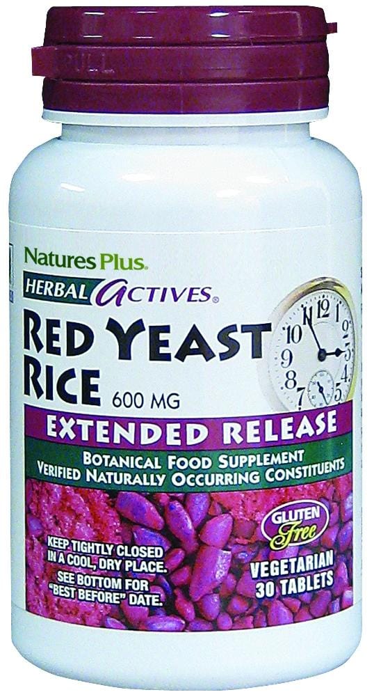 Nature's Plus Red Yeast Rice (Extended Release), 600mg, 30 Tablets