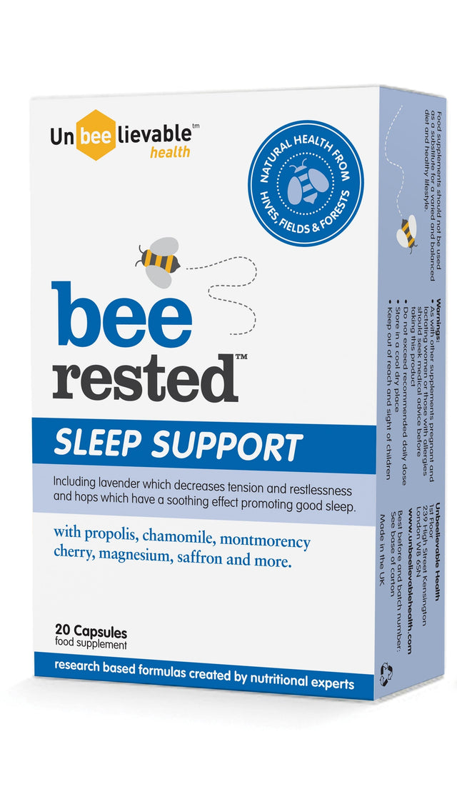 Unbeelievable Health Bee Rested, 20 Capsules