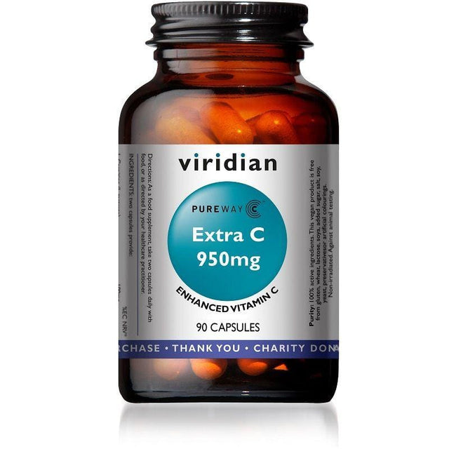 Viridian Extra C 950mg, 90 Capsules