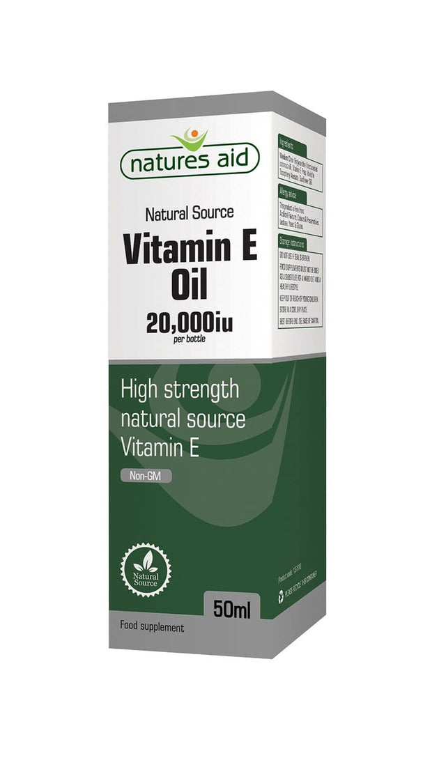 Natures Aid Vitamin E Natural 20,000iu Oil, 50ml