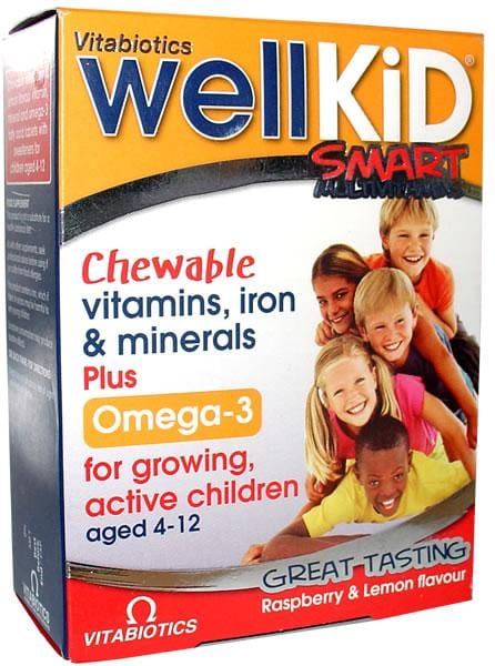 Vitabiotics WellKid Smart, 30Tabs