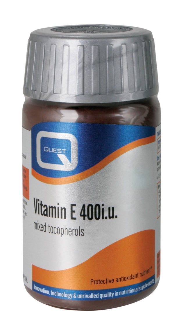 Quest Vitamin E, 400iu, 60 Capsules