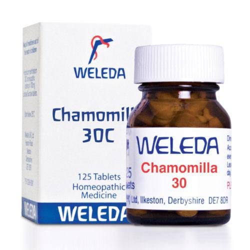 Weleda Chamomilla - 30C, 125Tabs