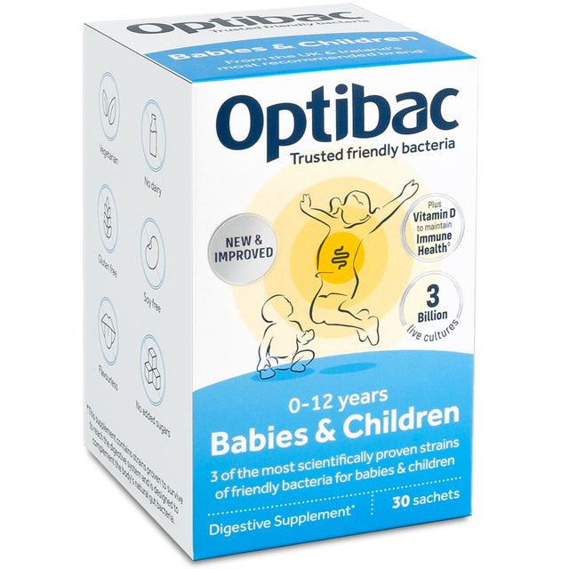 Optibac Probiotics For Babies & Children, 30 Sachets