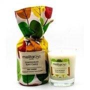 MelitaRose Lemongrass Kiwi Cassis Soy Candle Jar, 190gr